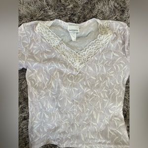 Vintage laced top